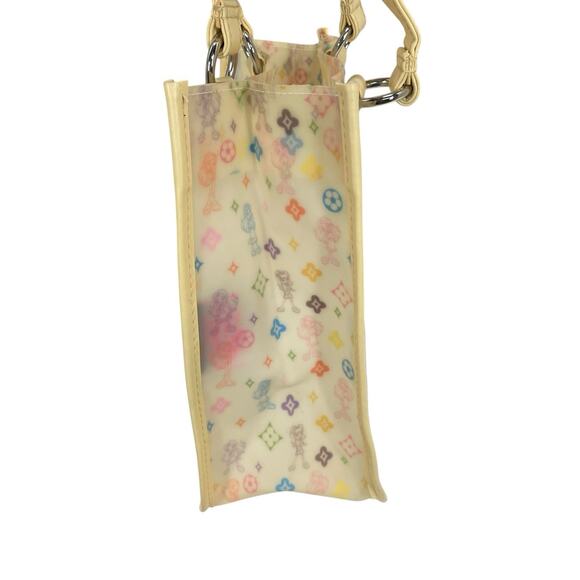 Vintage Bratz Doll Y2K 2000's Vinyl Jelly Monogram Bag Purse Tote Frosted - Picture 5 of 11